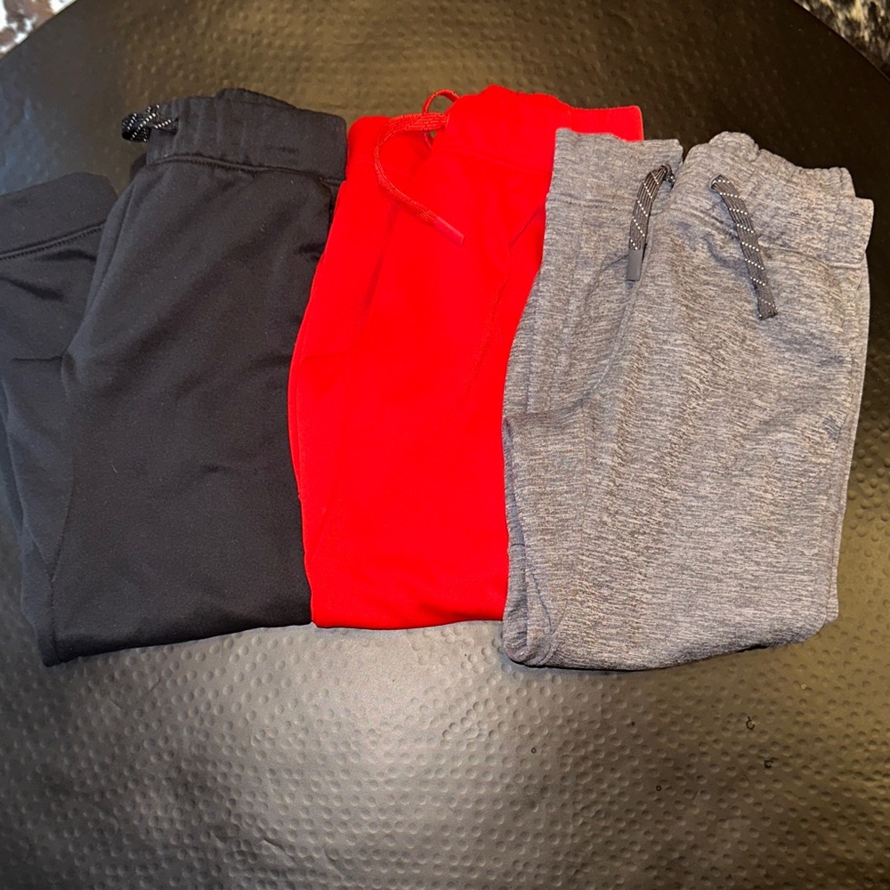 all in motion Kids' Black, Red, and Gray Joggers